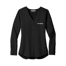 Load image into Gallery viewer, Port Authority Ladies Long Sleeve Button-Front Blouse